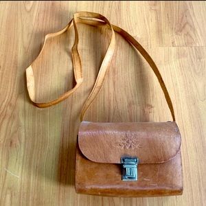 Vintage Genuine Leather crossbody bag